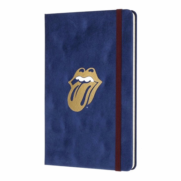 Moleskine Rolling Stones Velvet LG Ruled Notebook! - Picture 5 of 8